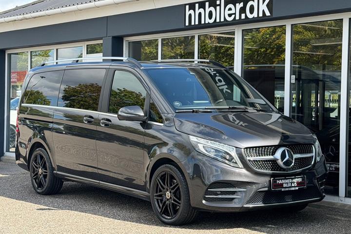 Grå Mercedes V300 d fra 2020