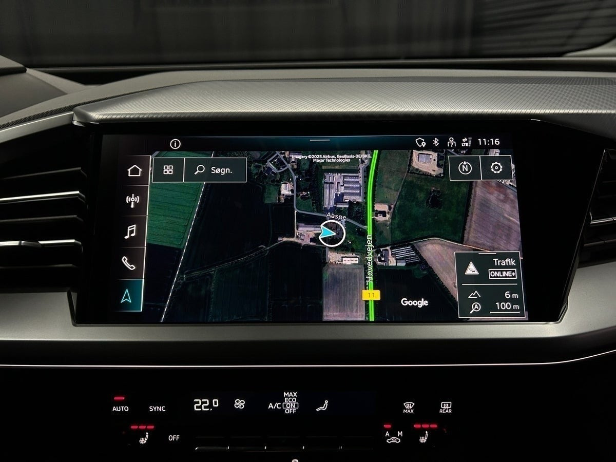 Grå Audi Q4 e-tron fra 2024
