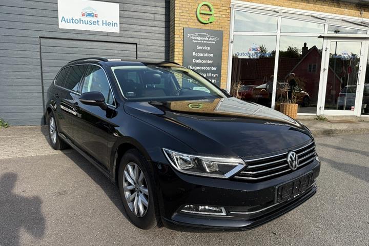 Sort VW Passat fra 2018
