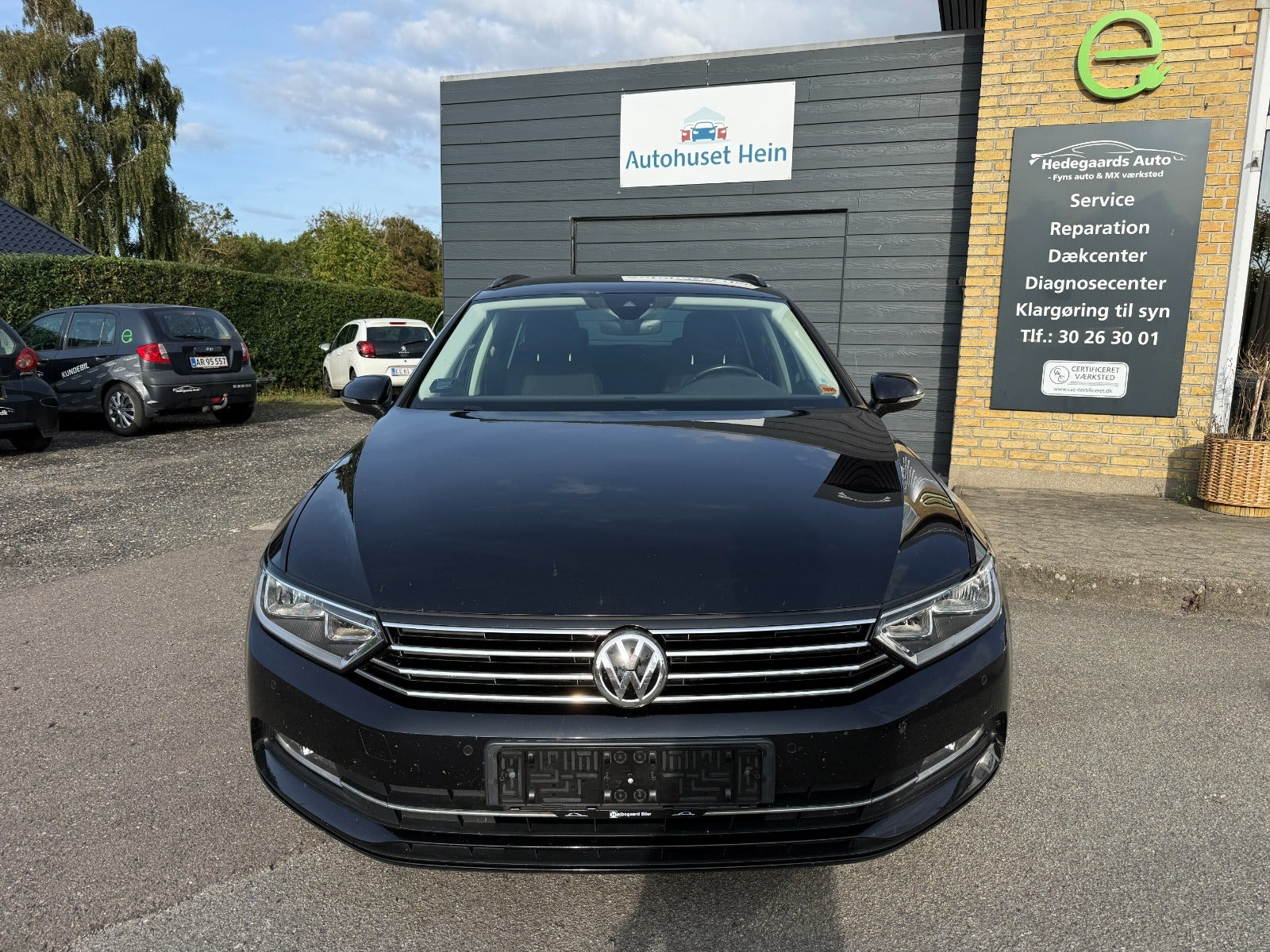 Sort VW Passat fra 2018