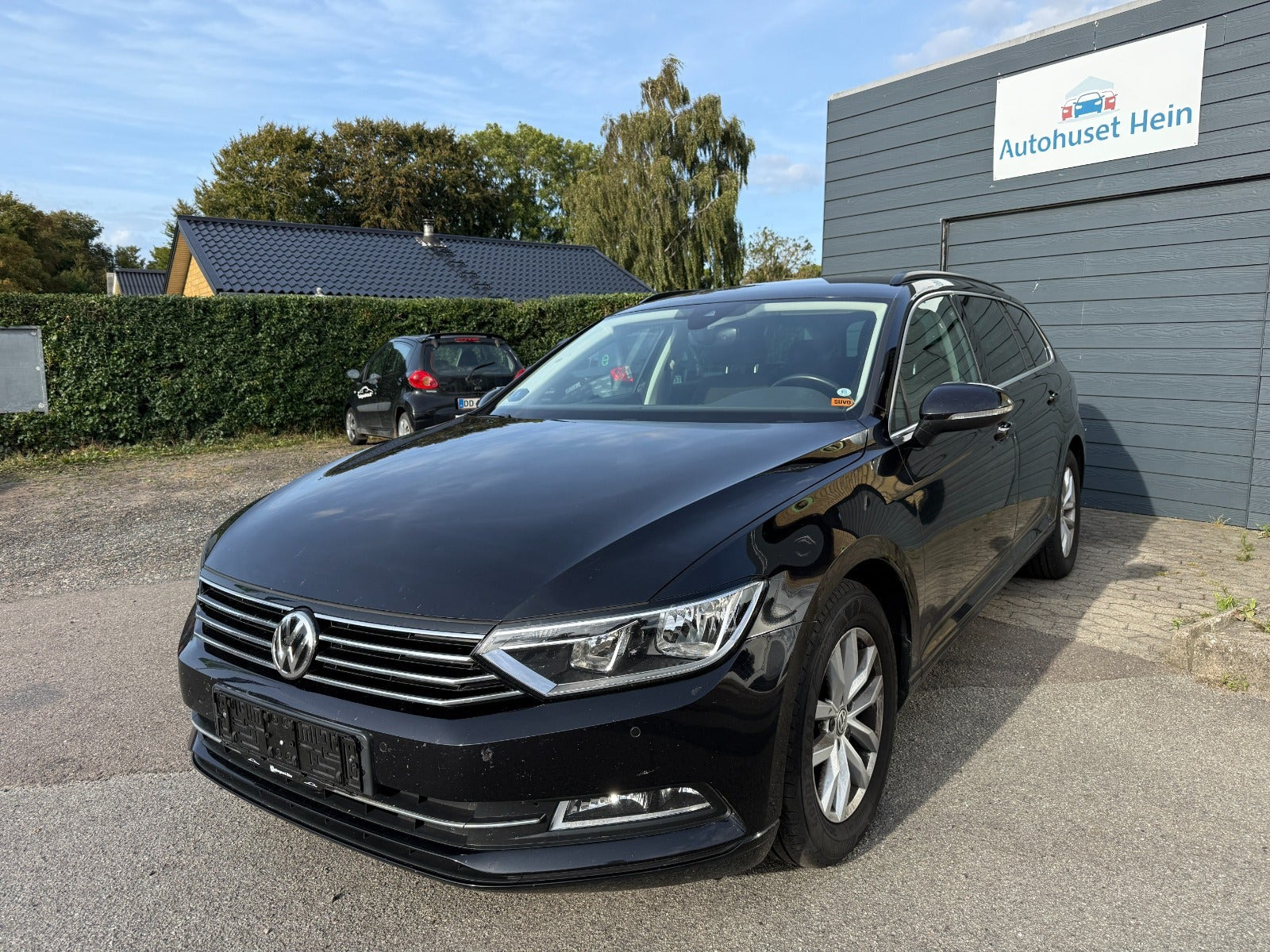 Sort VW Passat fra 2018