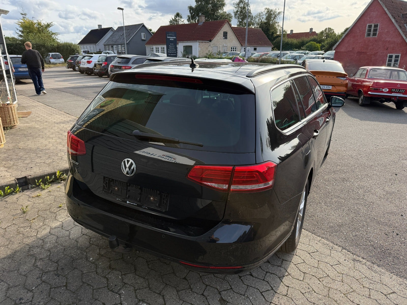 Sort VW Passat fra 2018