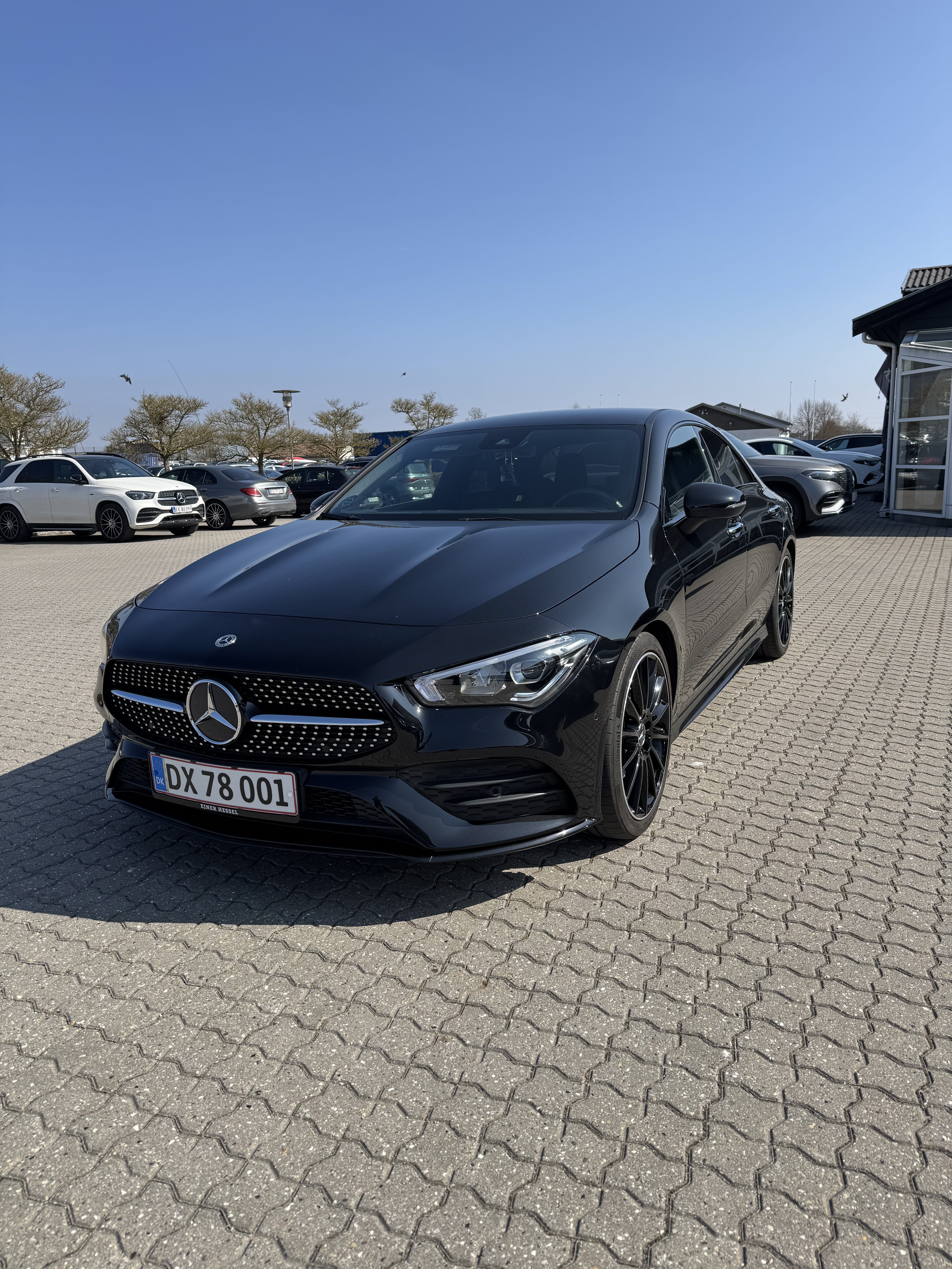 Sort Mercedes CLA fra 2019