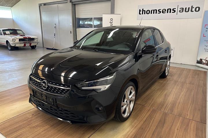 Sort Opel Corsa fra 2020