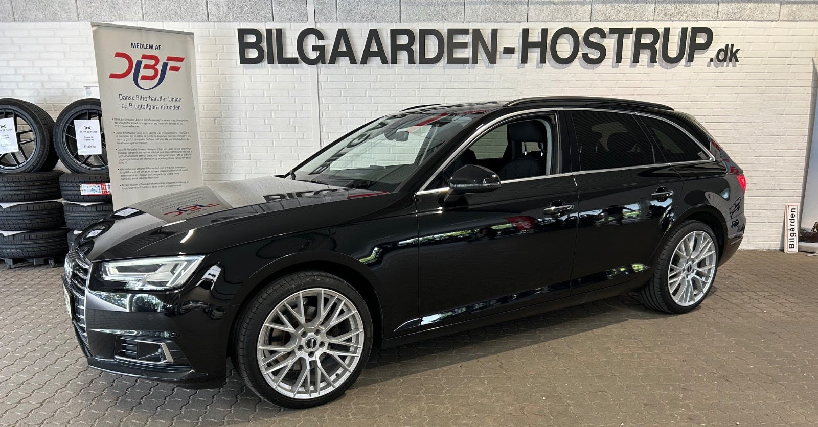 Sort Audi A4 fra 2017