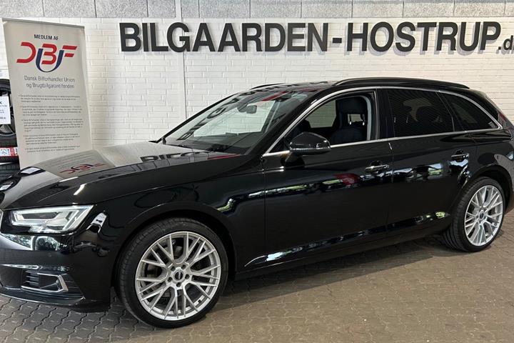 Sort Audi A4 fra 2017