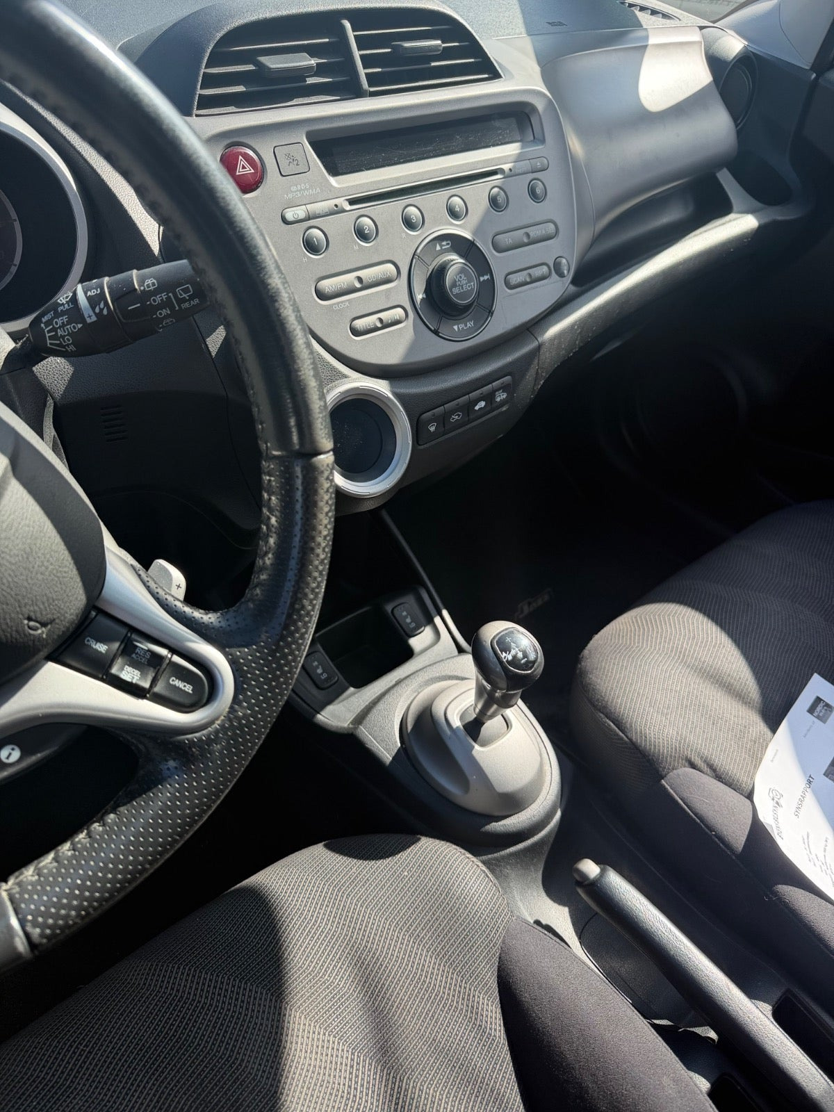 Sort Honda Jazz fra 2010