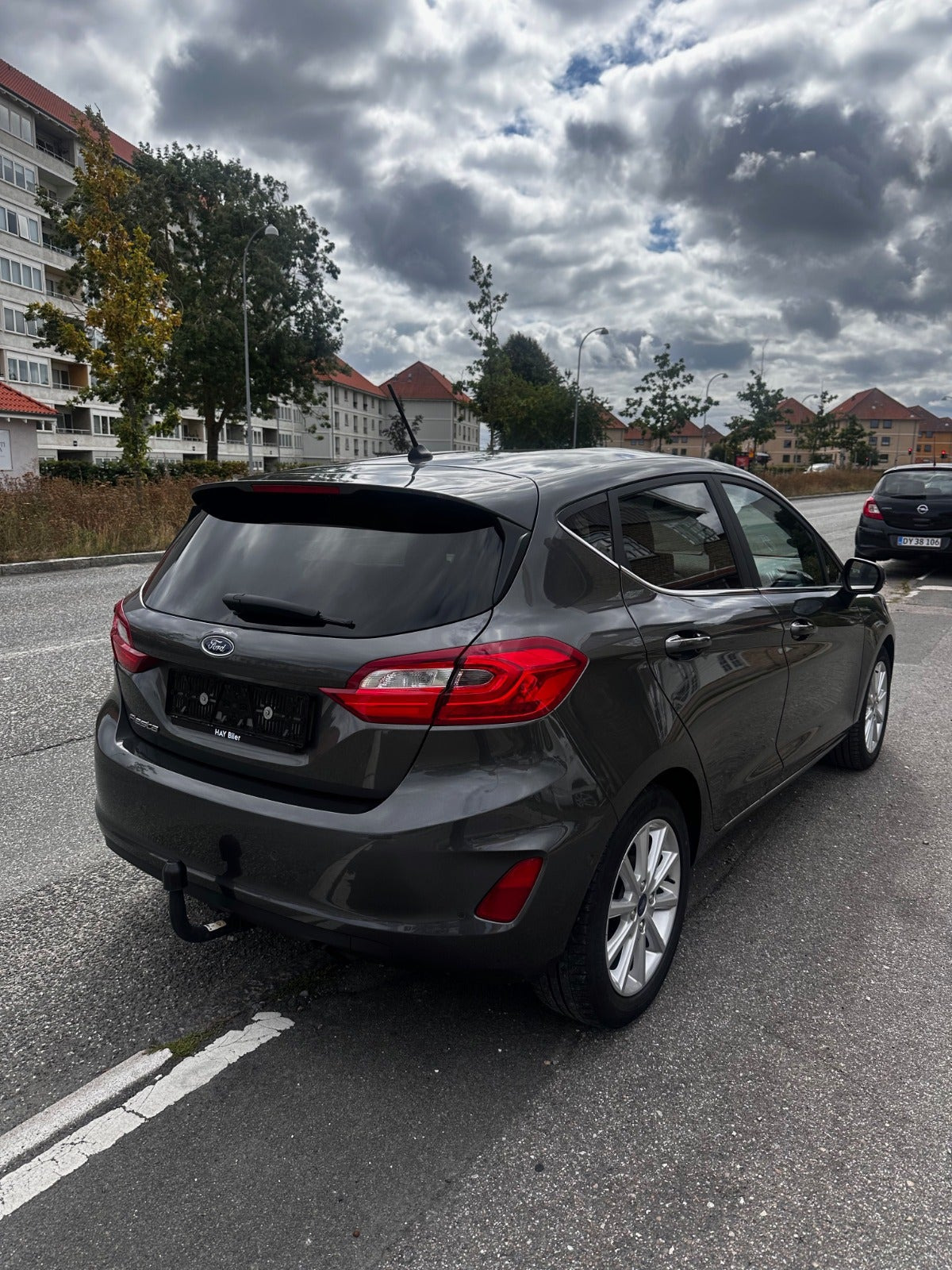 Grå Ford Fiesta fra 2018