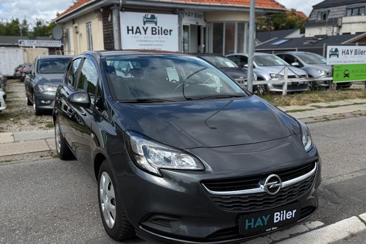 Grå Opel Corsa fra 2017