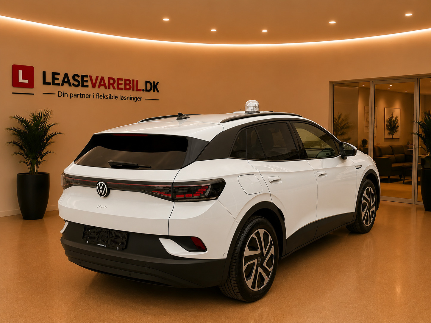 Hvid VW ID.4 fra 2023
