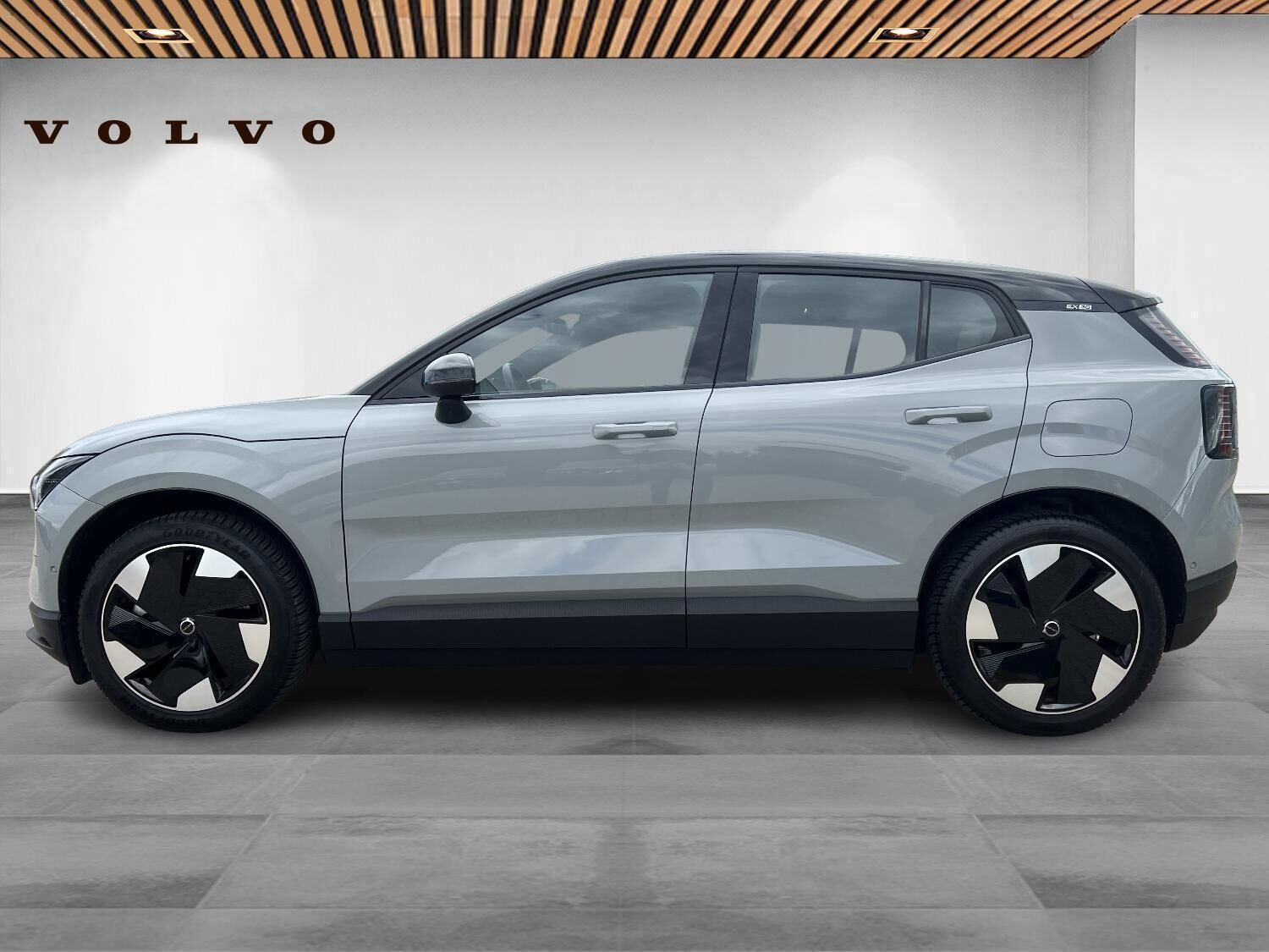 Grå Volvo EX30 fra 2024
