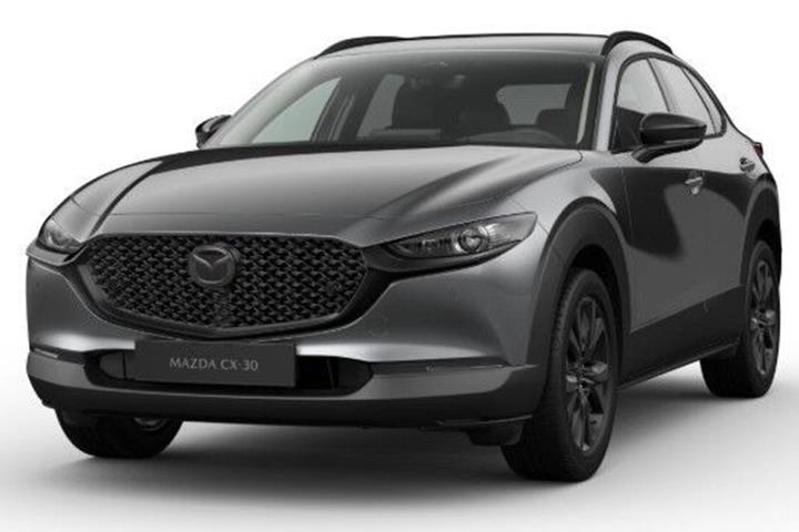 Grå Mazda CX-30 fra 2027