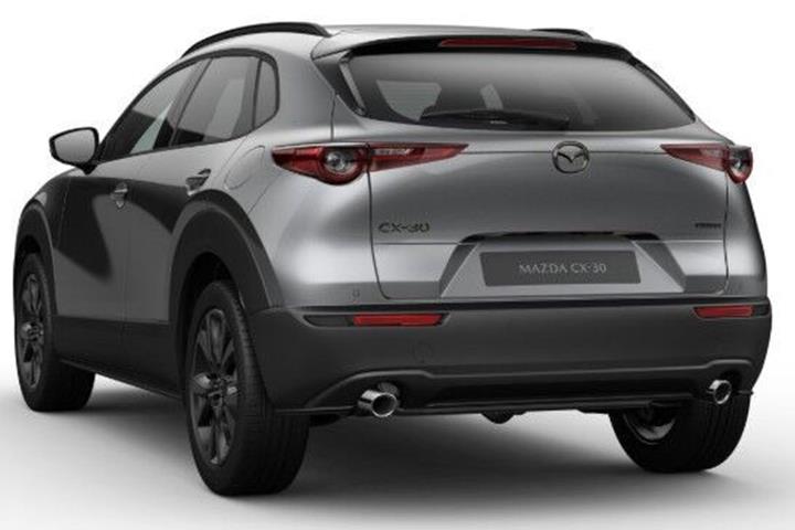 Grå Mazda CX-30 fra 2027