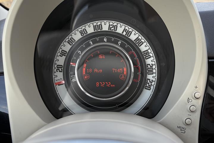 Sort Fiat 500 fra 2017
