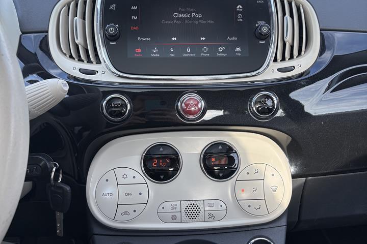Sort Fiat 500 fra 2017