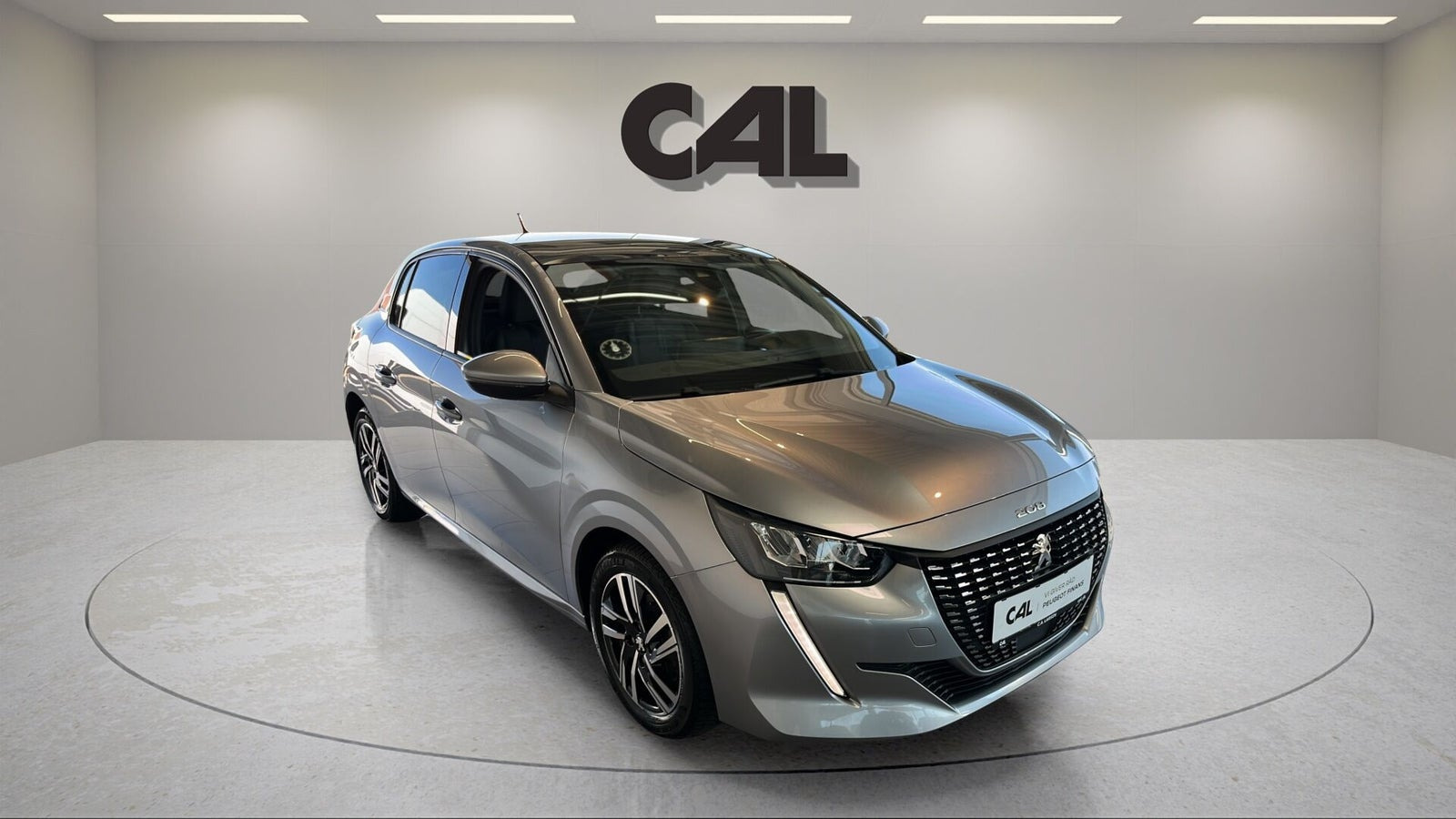 Sølv Peugeot 208 fra 2020