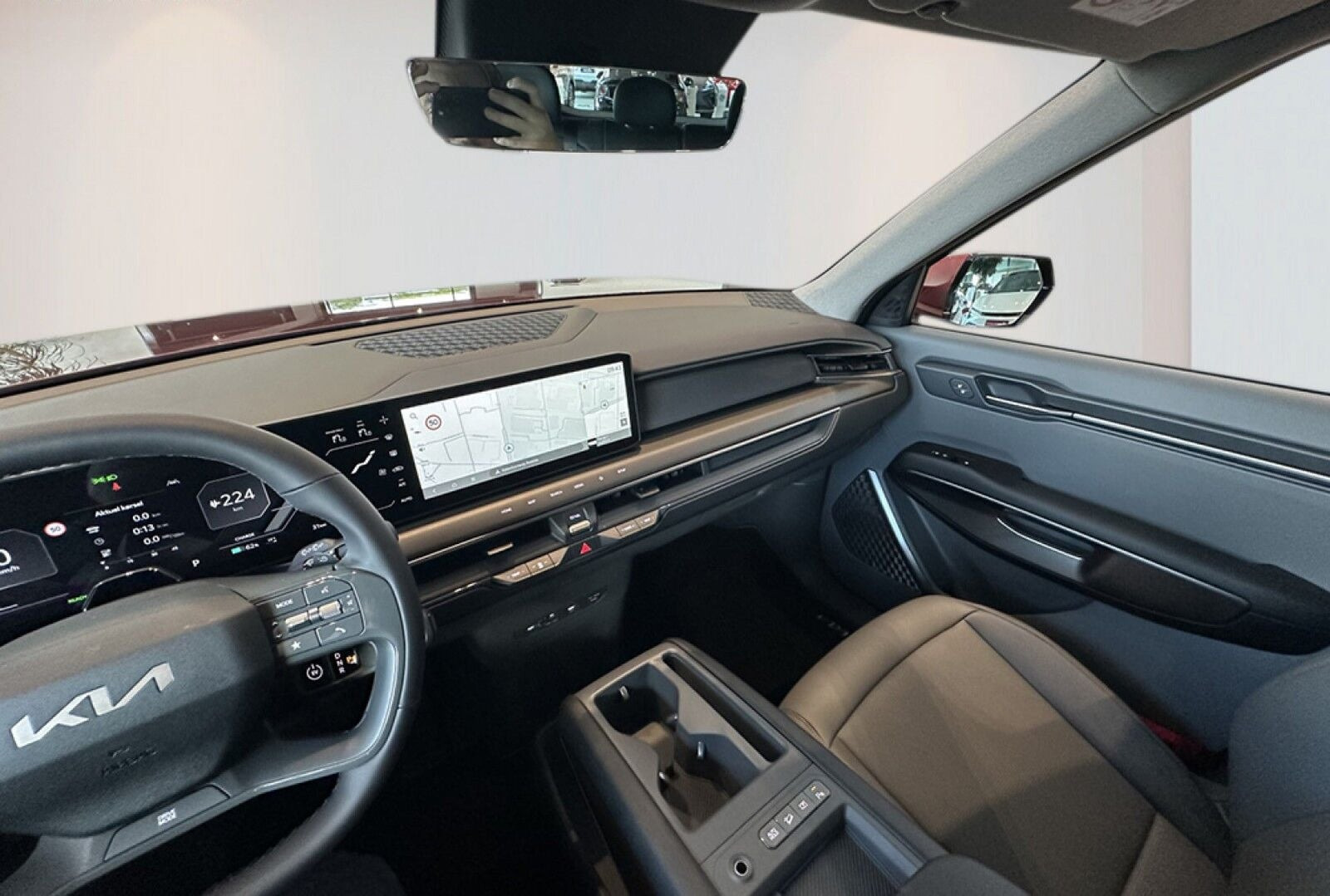 Rød Kia EV9 fra 2026