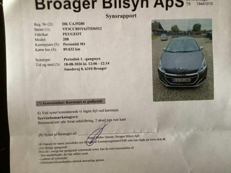 undefined Peugeot 208 fra 2018