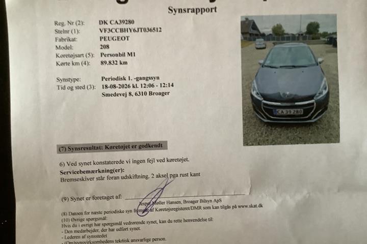 undefined Peugeot 208 fra 2018