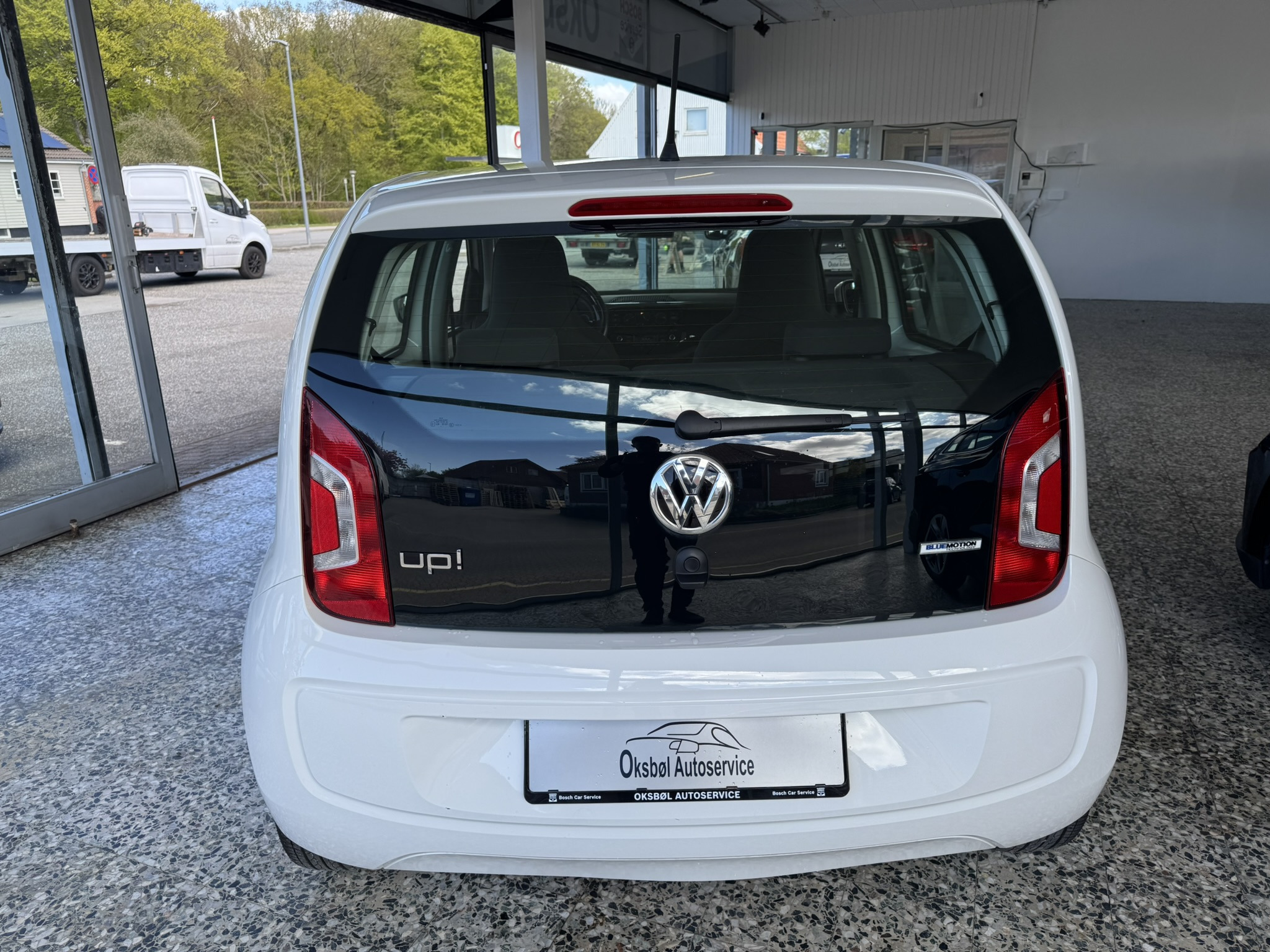 Hvid VW UP! fra 2015