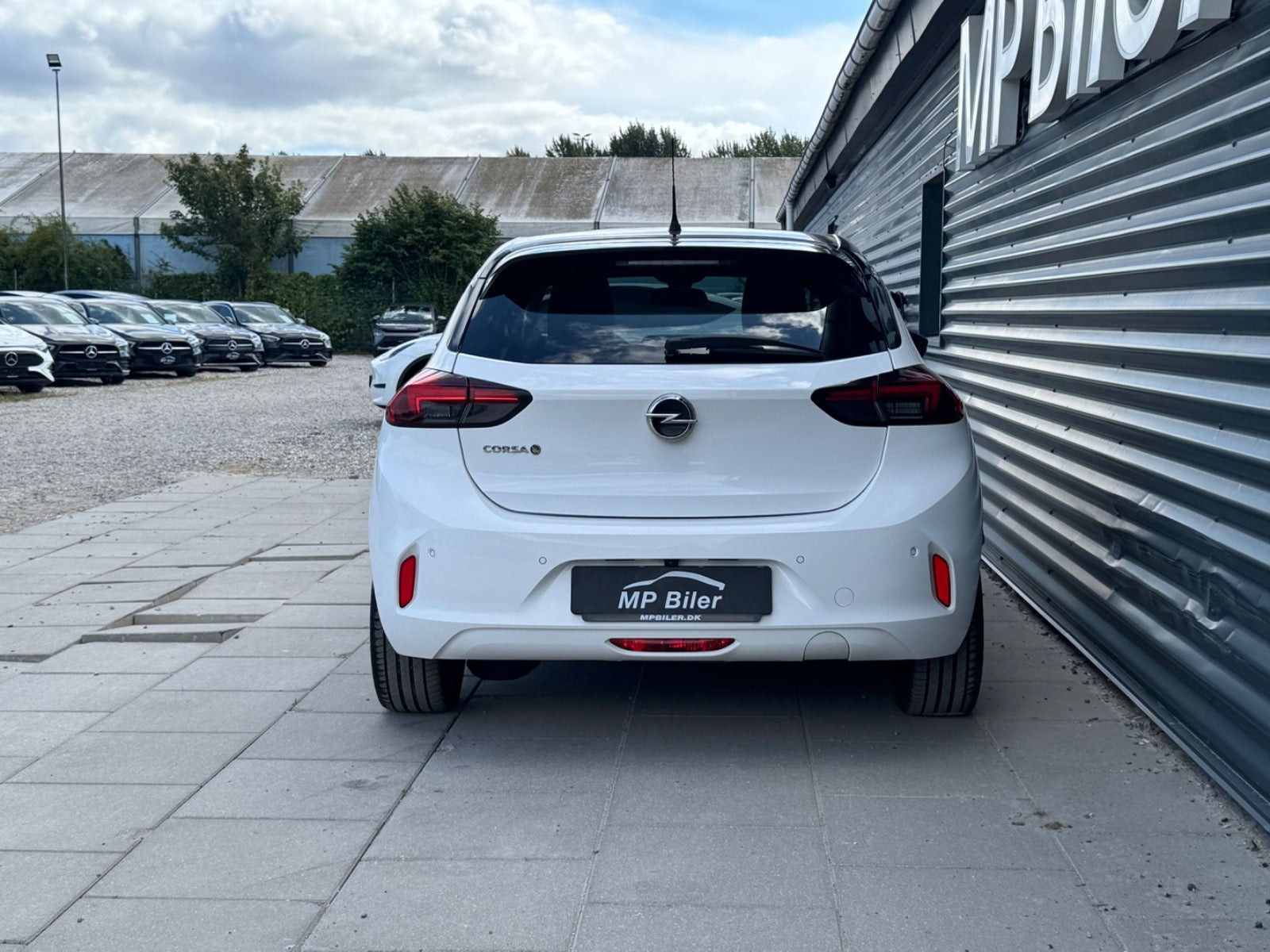 Hvid Opel Corsa-e fra 2021