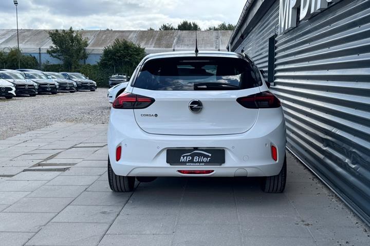 Hvid Opel Corsa-e fra 2021