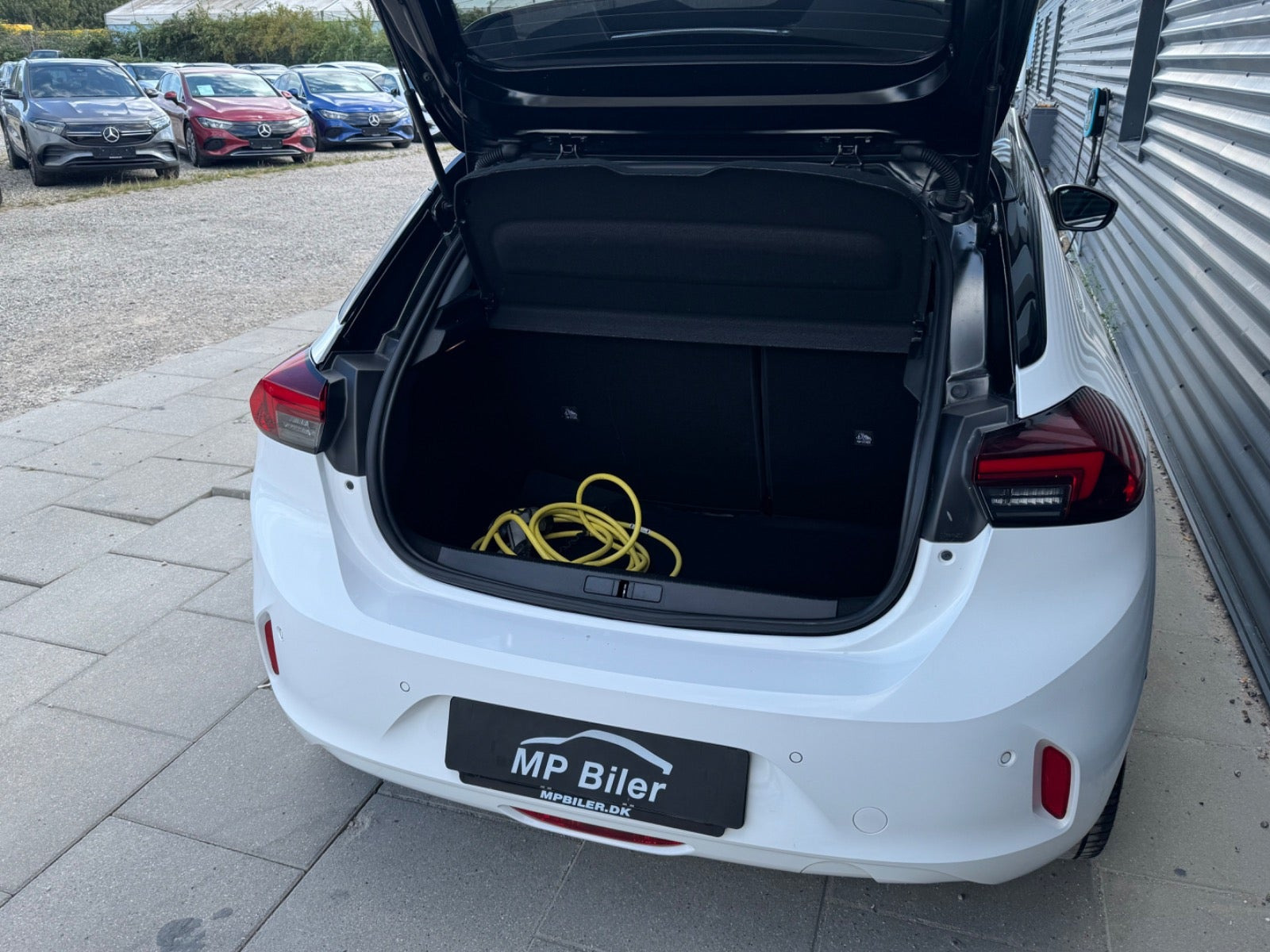 Hvid Opel Corsa-e fra 2021