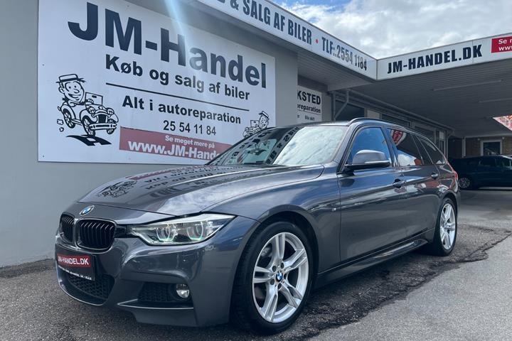 Grå BMW 320d fra 2019