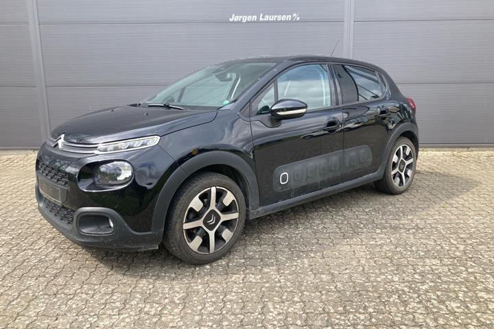 Sort Citroën C3 fra 2020 set udefra