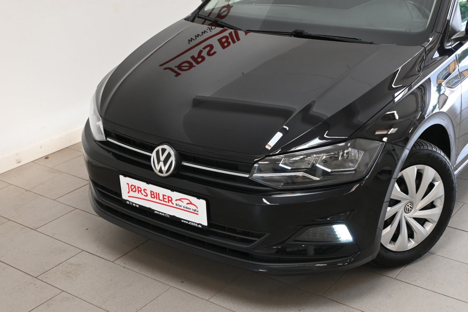 Sort VW Polo fra 2019