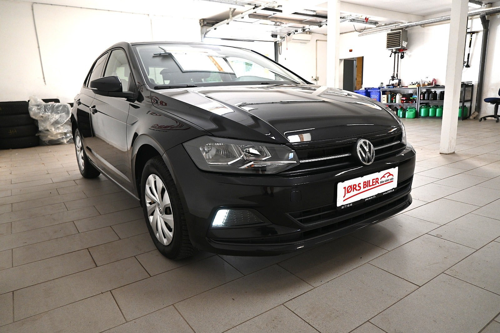 Sort VW Polo fra 2019