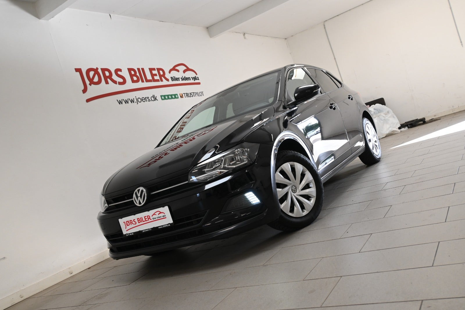 Sort VW Polo fra 2019