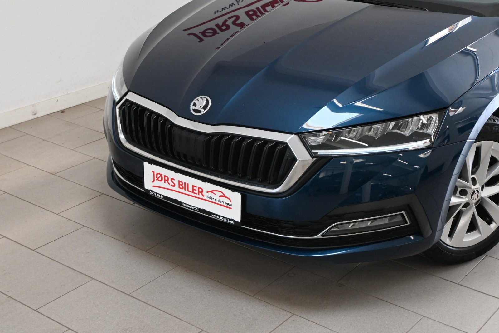 Blå Skoda Octavia fra 2021