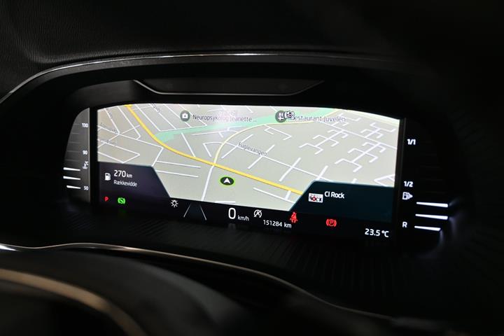Blå Skoda Octavia fra 2021