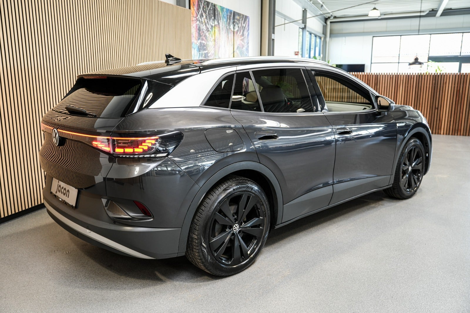 Grå VW ID.4 fra 2021