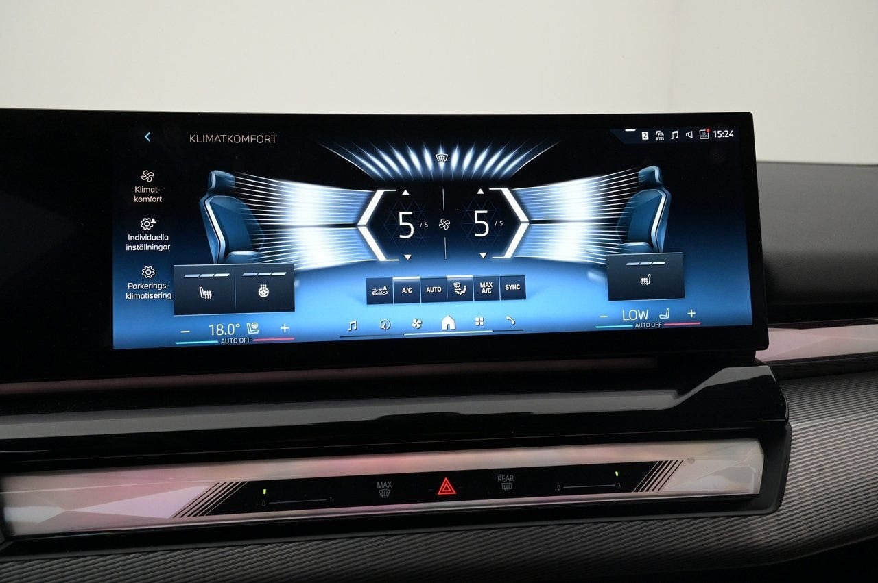Hvid BMW i5 fra 2025