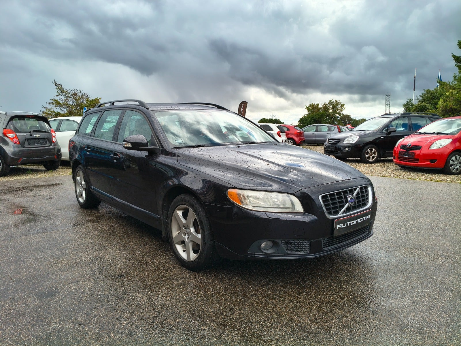 Sort Volvo V70 fra 2007