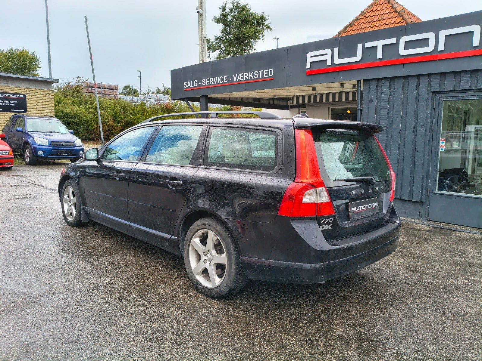Sort Volvo V70 fra 2007