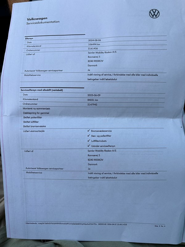 undefined VW Passat fra 2018