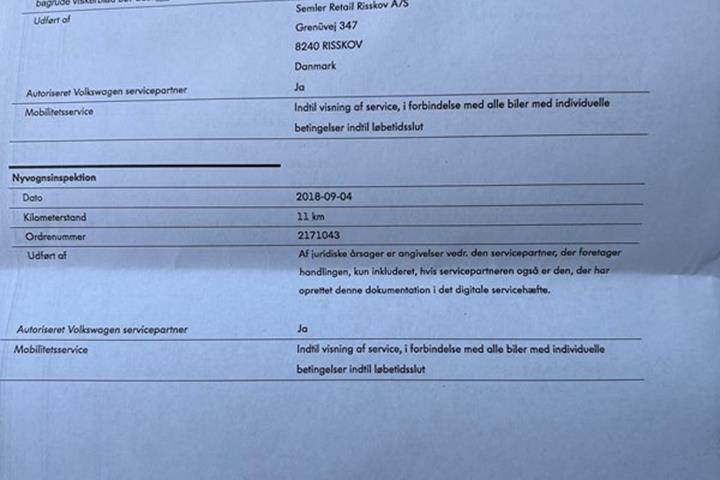 undefined VW Passat fra 2018