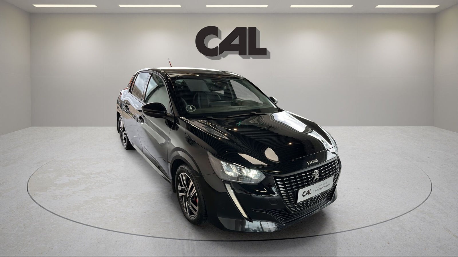 Sort Peugeot 208 fra 2020