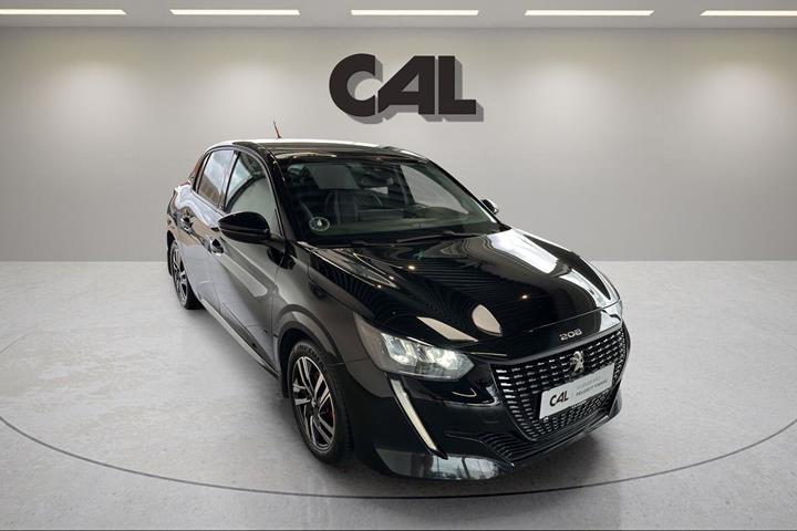 Sort Peugeot 208 fra 2020