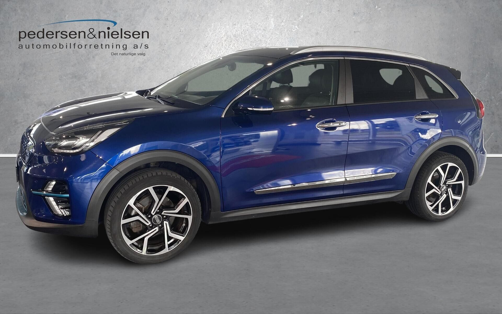 Blå Kia e-Niro fra 2021