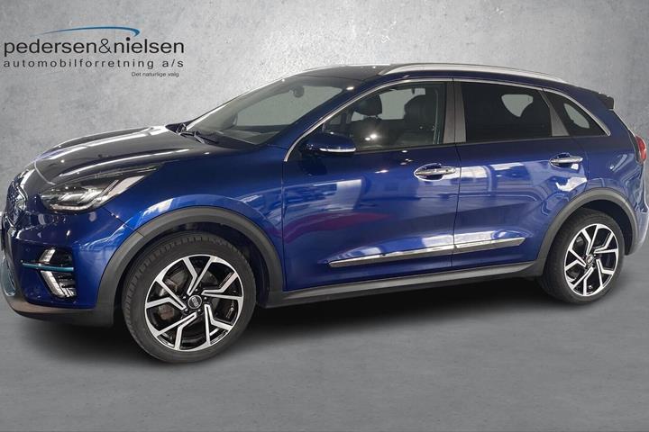 Blå Kia e-Niro fra 2021