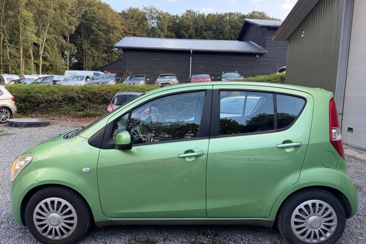 Grøn Suzuki Splash fra 2008