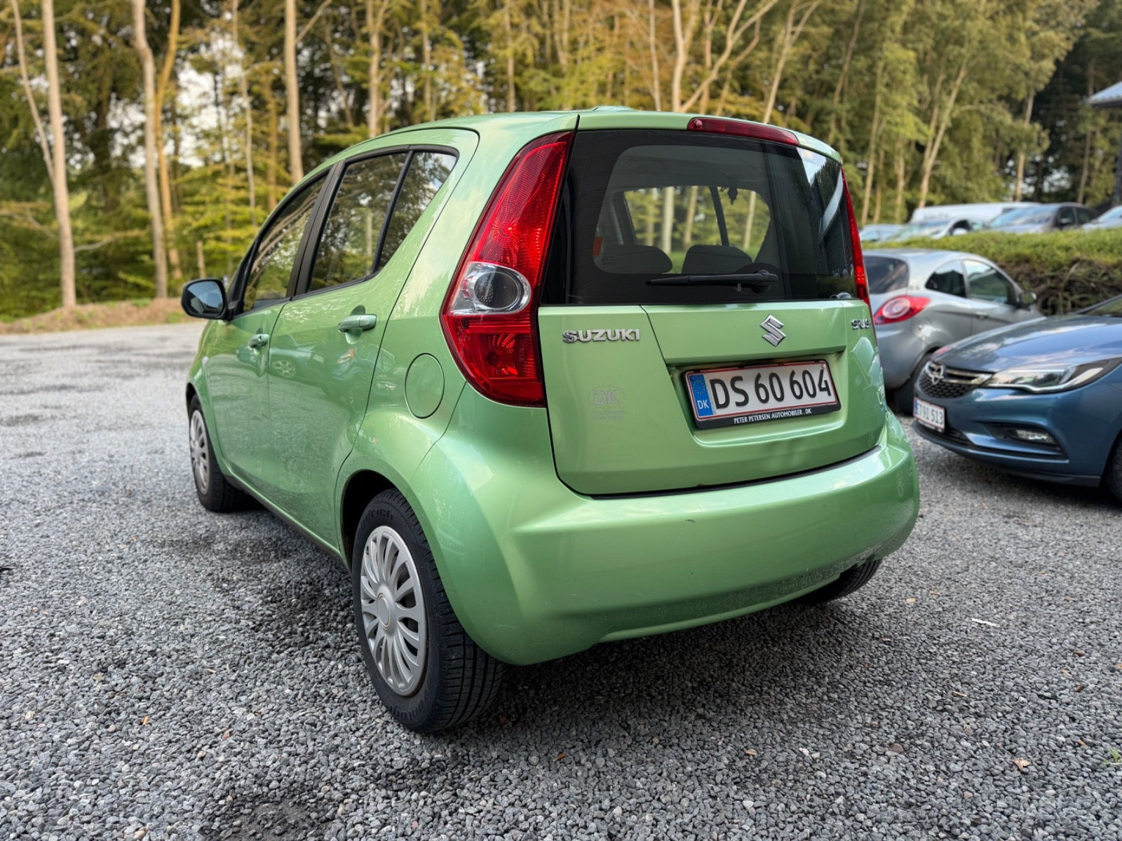 Grøn Suzuki Splash fra 2008