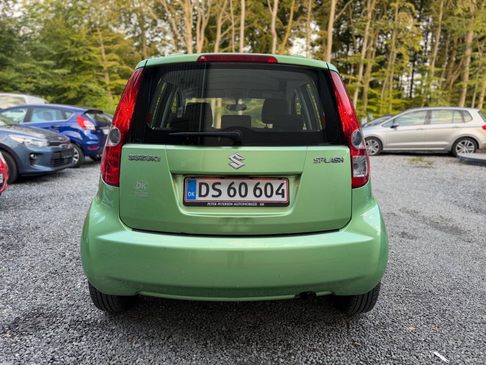Grøn Suzuki Splash fra 2008