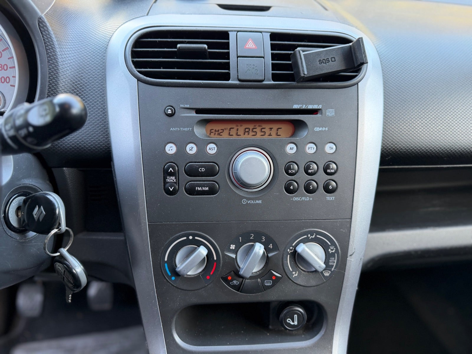 Grøn Suzuki Splash fra 2008