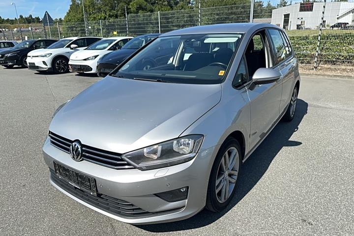 Grå VW Golf Sportsvan fra 2014
