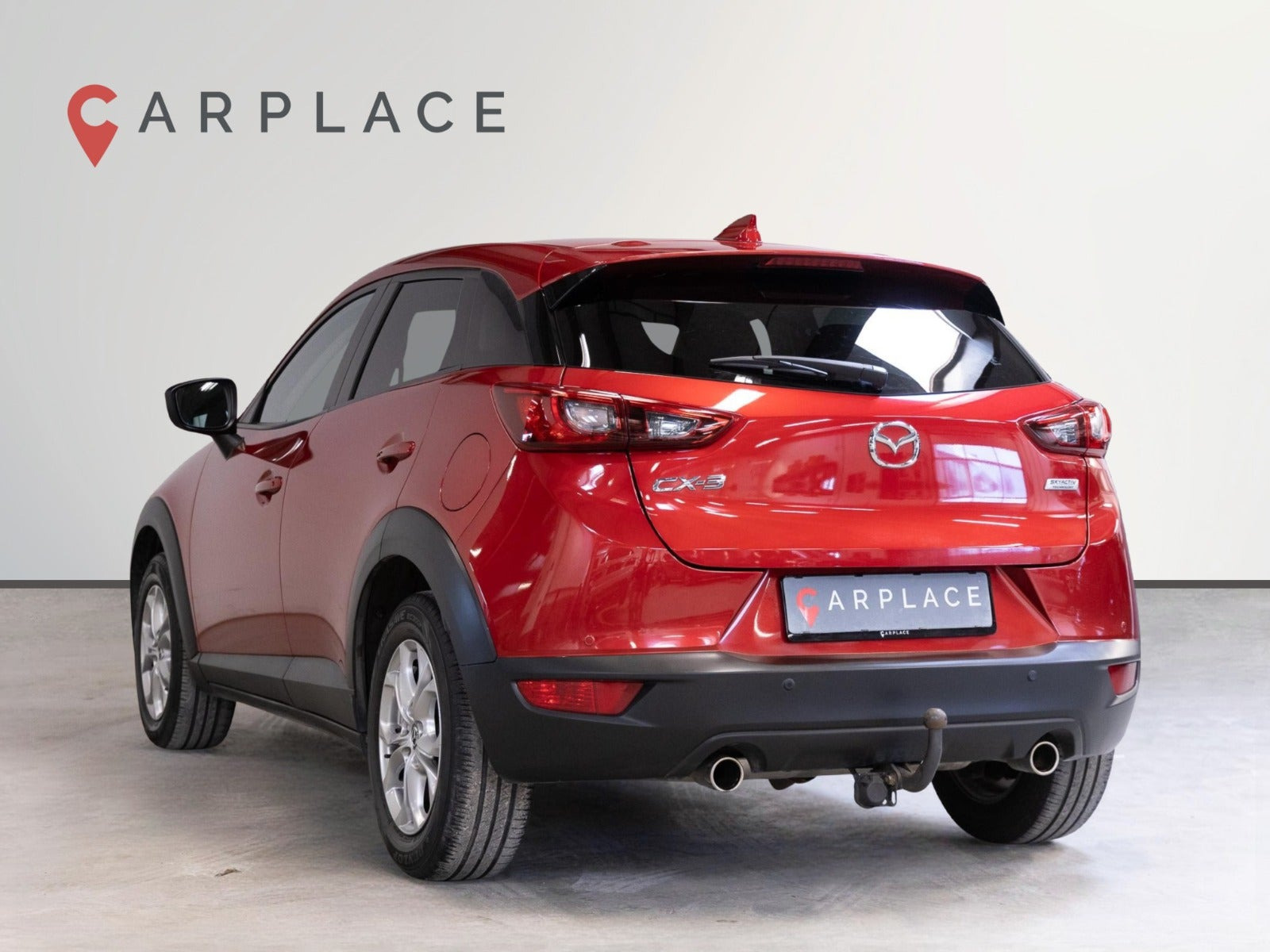 Rød Mazda CX-3 fra 2017